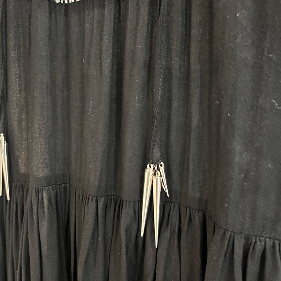 Blessed are the meek Elegant Black Lace Women's Top - Picture 2 of 5